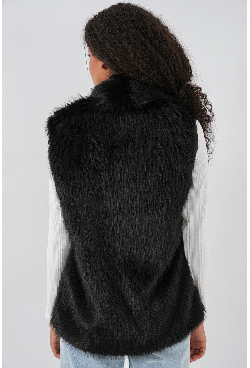 6804 Kadın Kürklü Yelek