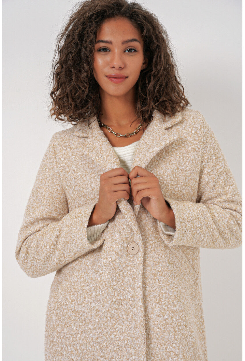 9082 Oversize Kaşe Kaban