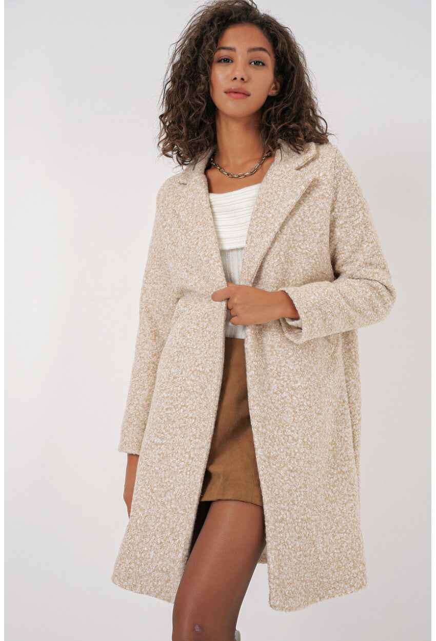 9082 Oversize Kaşe Kaban