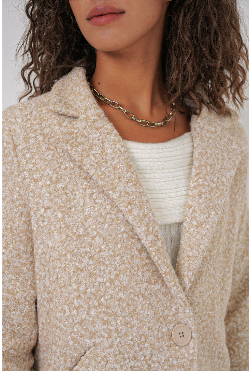 9082 Oversize Kaşe Kaban