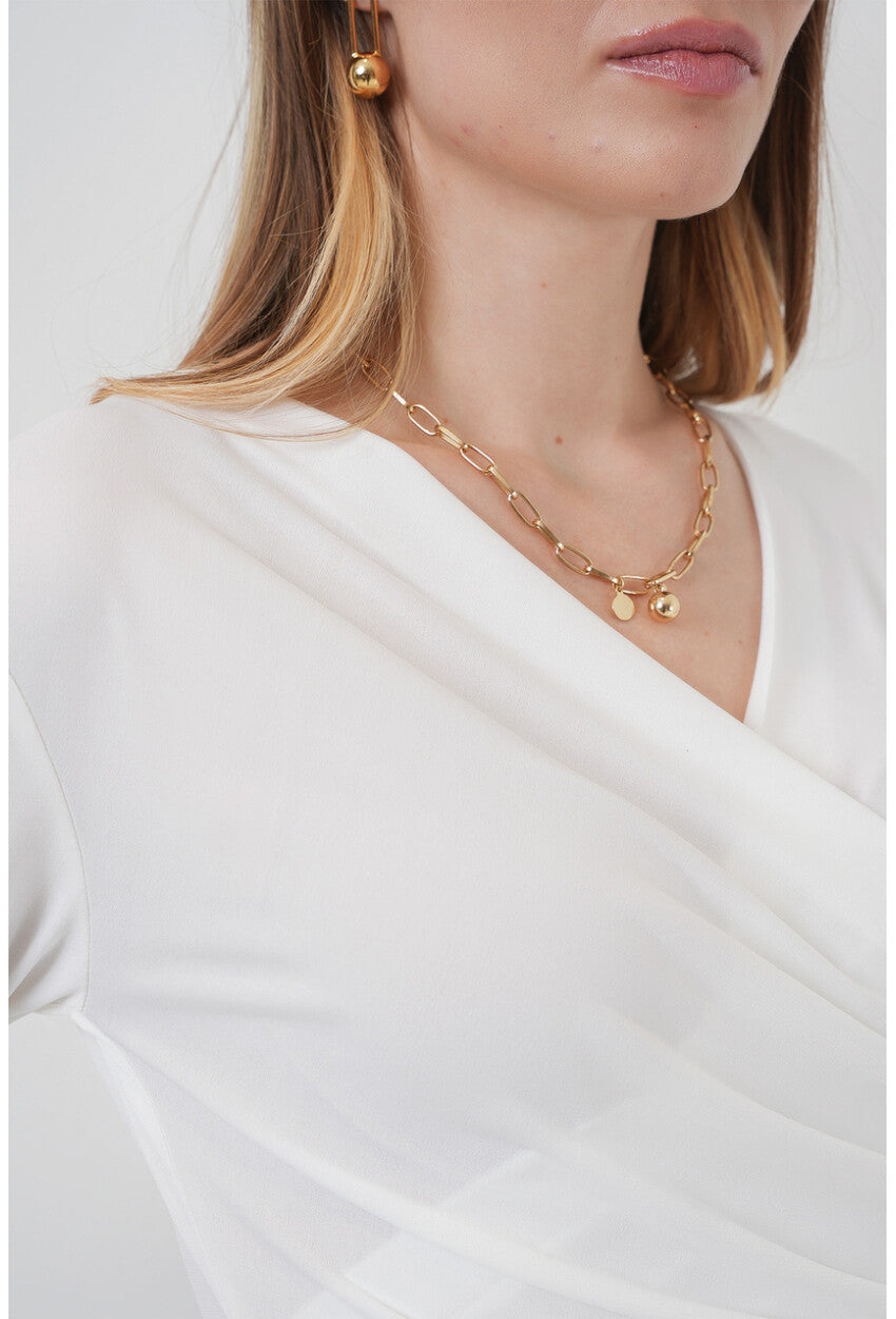 939 Anvelop Yaka Sandy Bluz