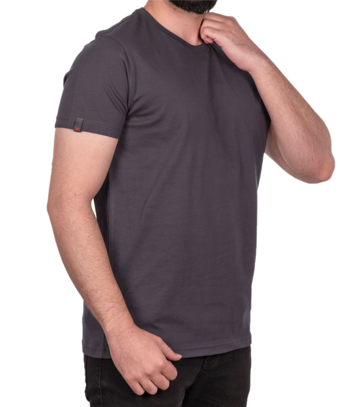 Сифир Яка Тишёрт Антрацит (Sıfır Yaka T-shirt Antrasit)