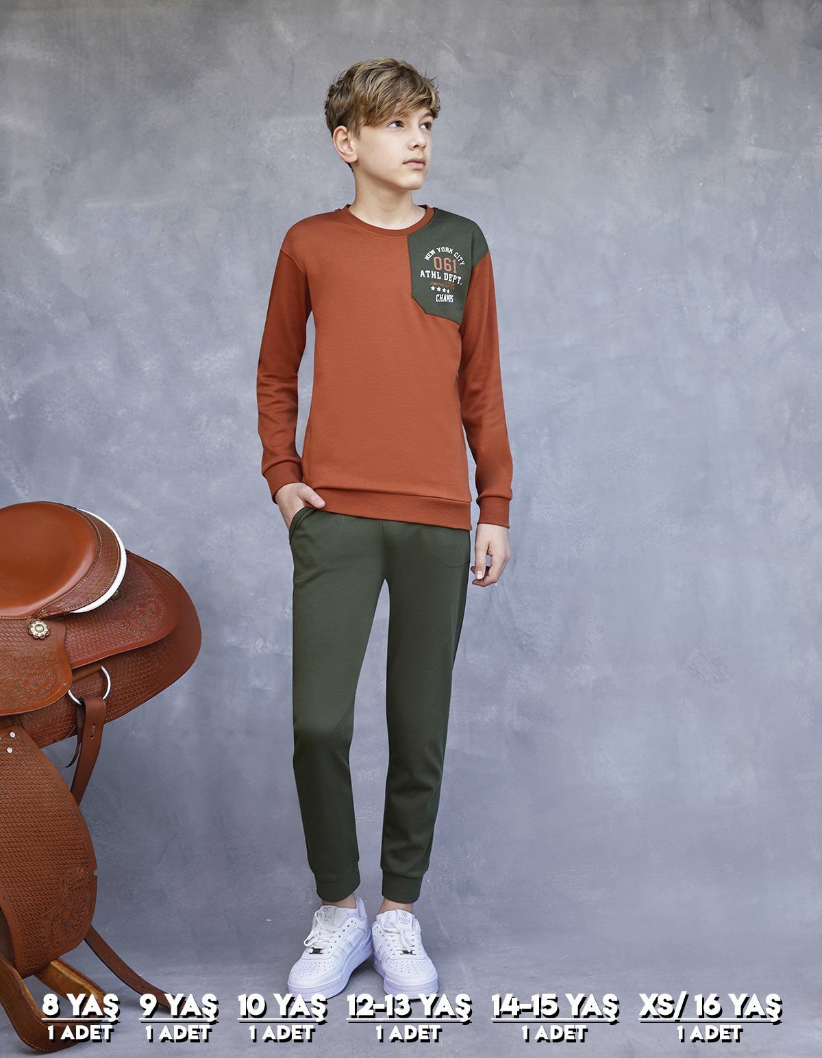 Elsima 3172 Erkek Çocuk Uzun Kollu Pijama Takımı