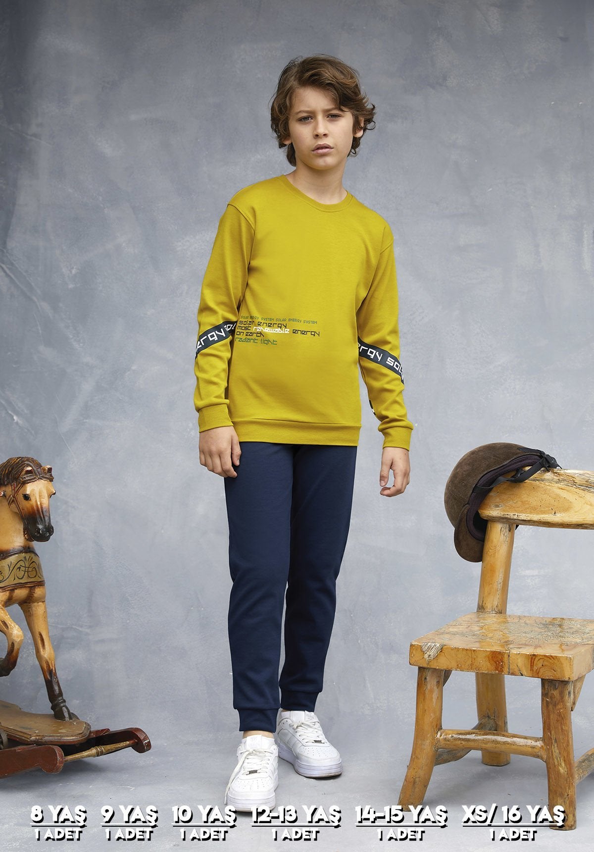 Elsima 3173 Erkek Çocuk Uzun Kollu Pijama Takımı