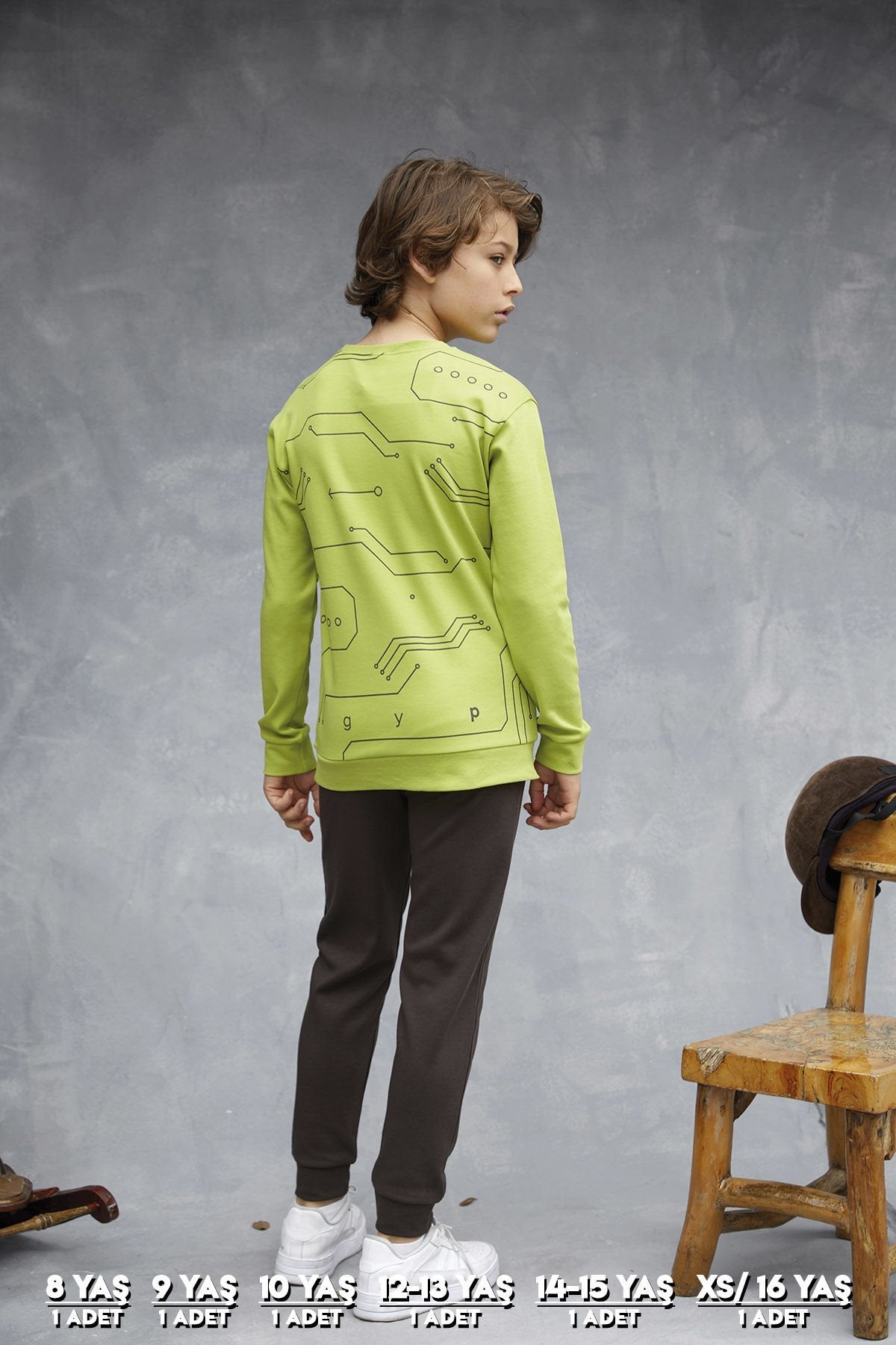 Elsima 3174 Erkek Çocuk Uzun Kollu Pijama Takımı