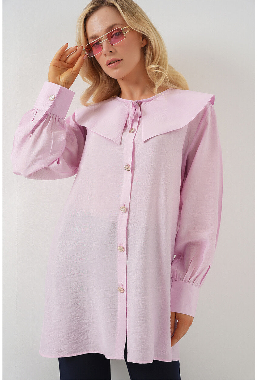 Kadın Bebe Yaka Uzun Tunik 5967