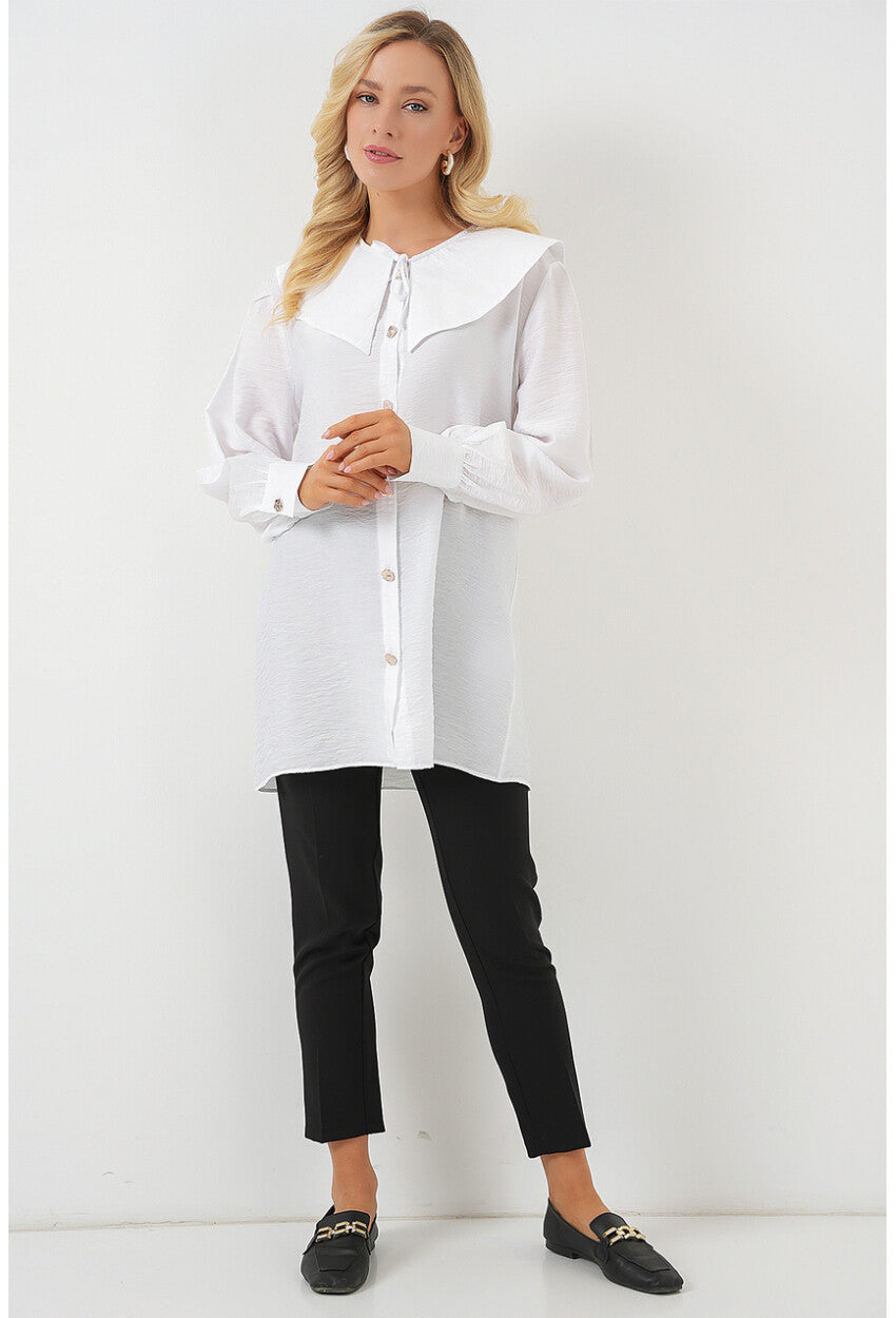 Kadın Bebe Yaka Uzun Tunik 5967