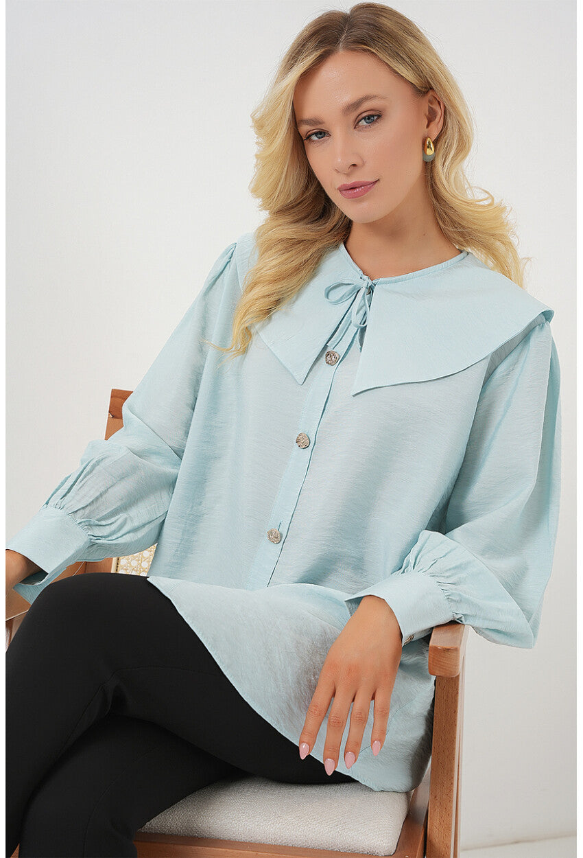 Kadın Bebe Yaka Uzun Tunik 5967