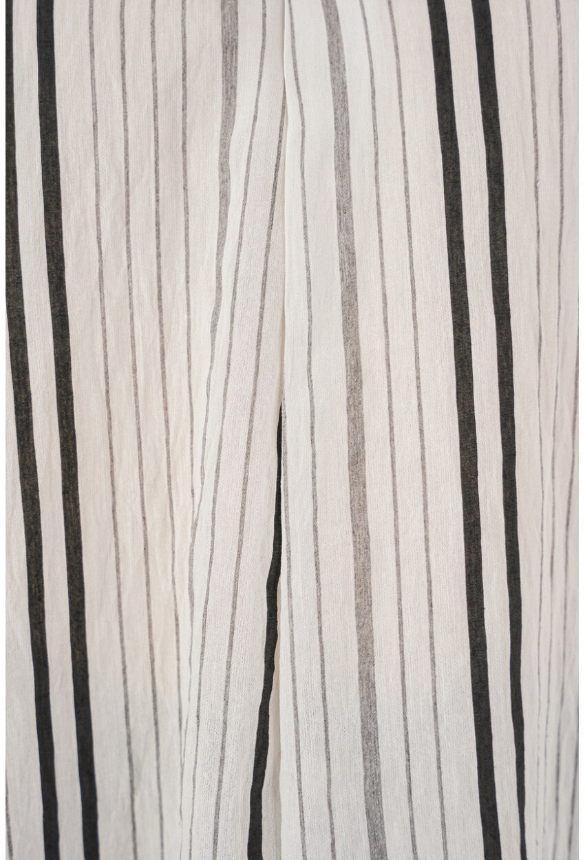 Kadın Çizgili Oversize Bluz 967