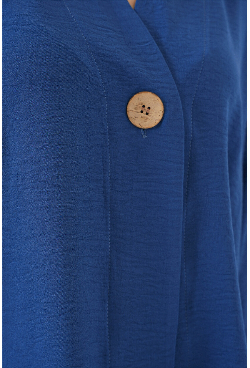 Kadın Kısa Kol Oversize Kimono 5969