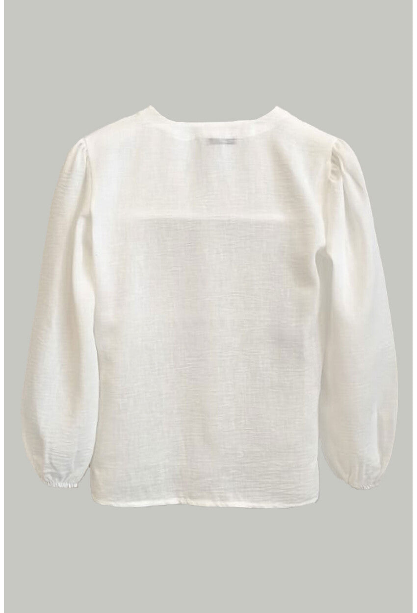 Kadın Nakışlı Uzun Kol Bluz 963