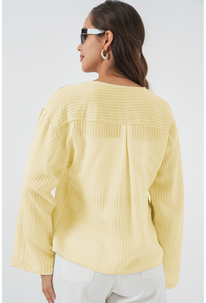 Kadın Önü Bağcıklı Bluz 952