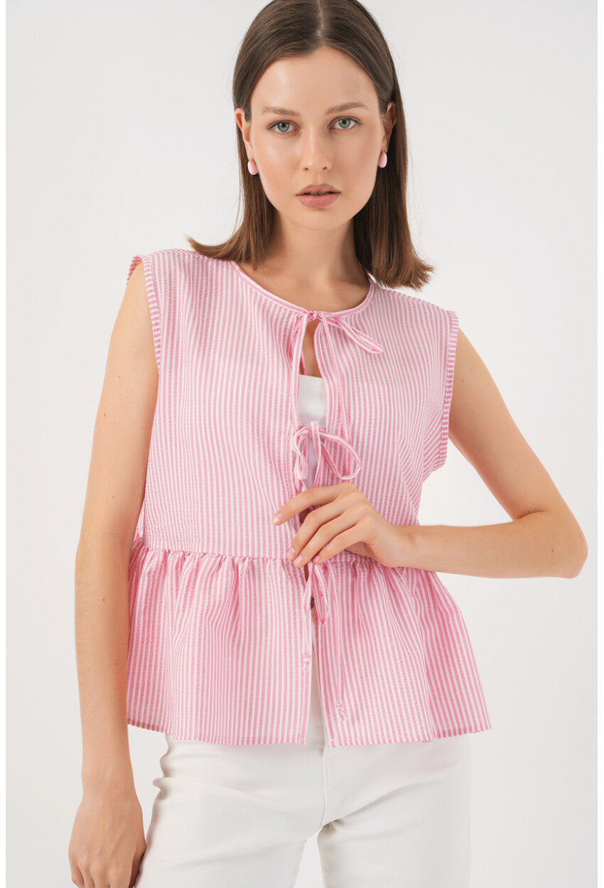 Kadın Önü Bağlamalı Bluz 961