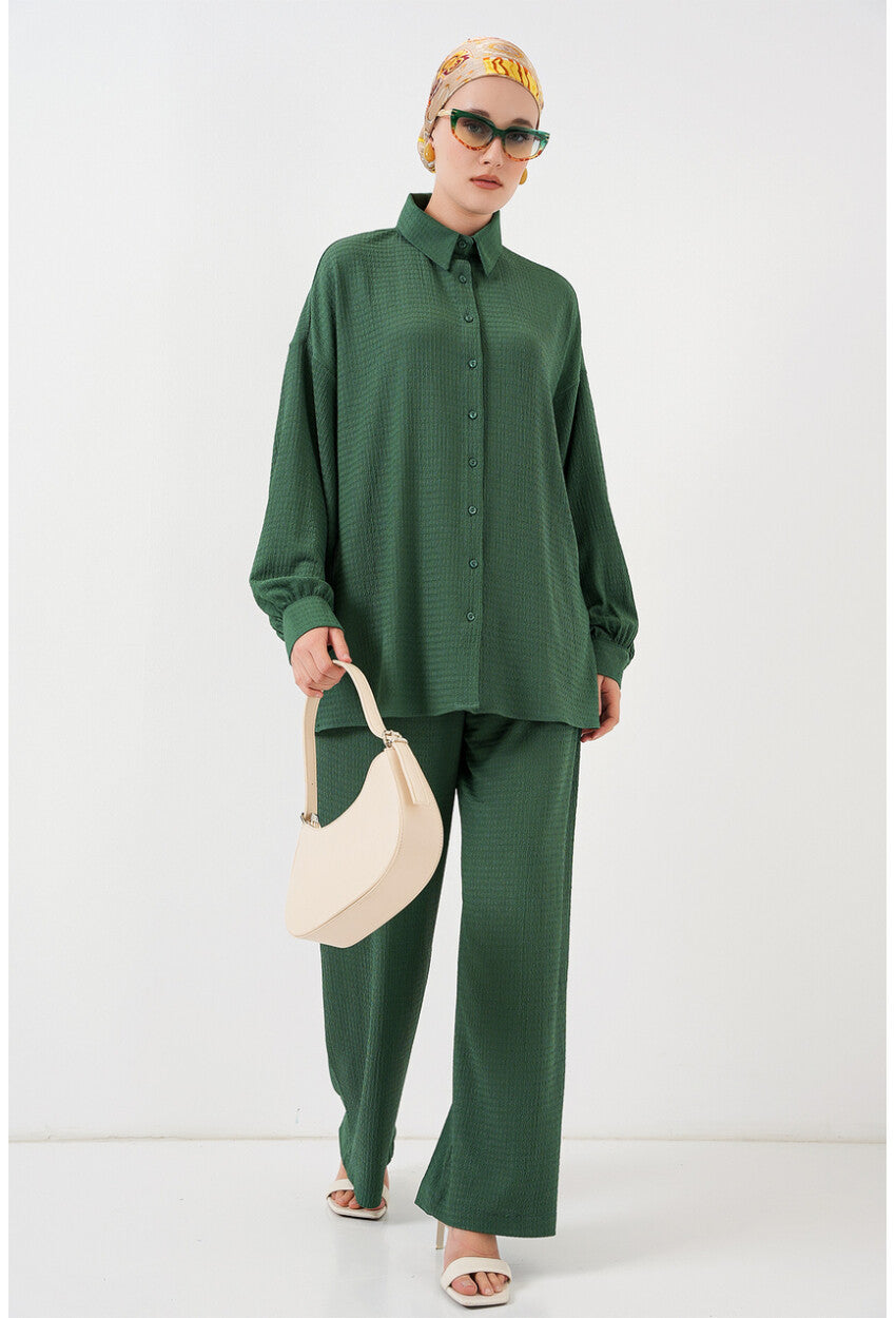 Kadın Örme Tesettür Alt Üst Takım 6711