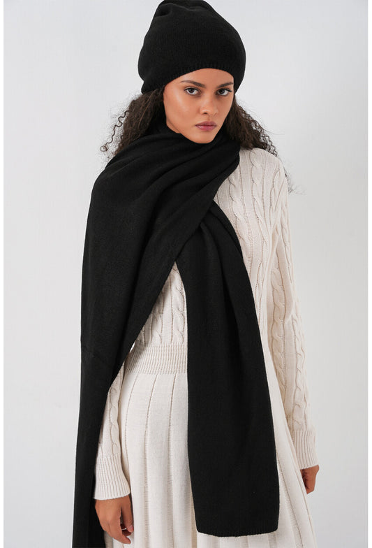 Kadın Triko Atkı Bere 15939