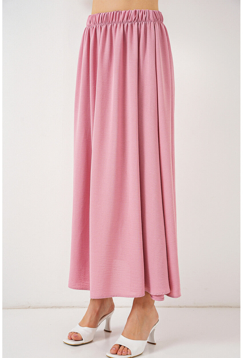 Kadın Uzun Ayrobin Etek 8050