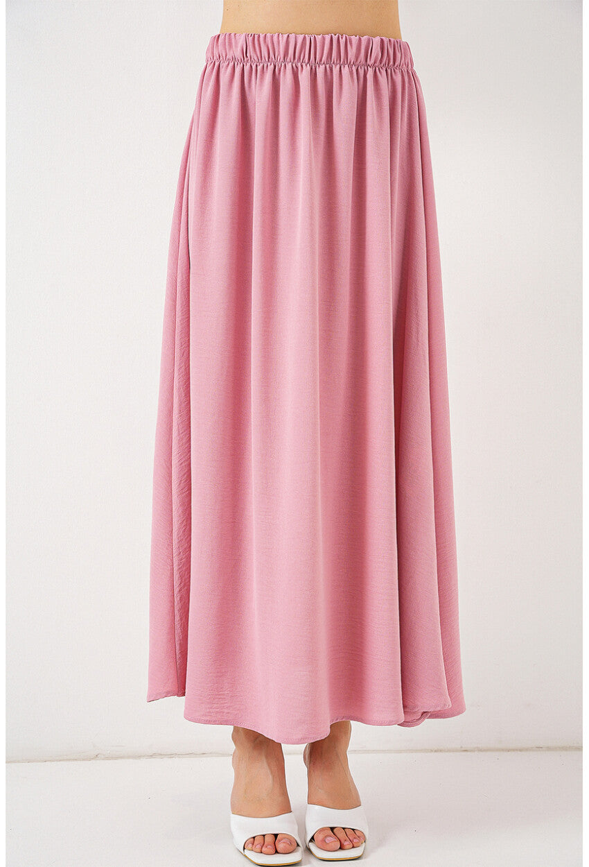 Kadın Uzun Ayrobin Etek 8050