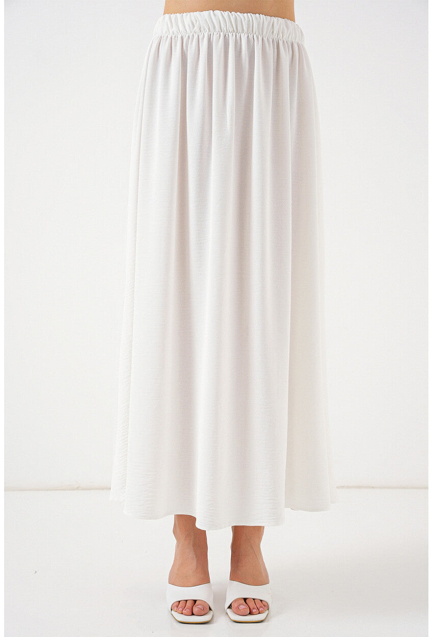 Kadın Uzun Ayrobin Etek 8050