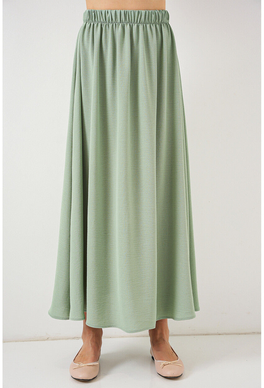 Kadın Uzun Ayrobin Etek 8050