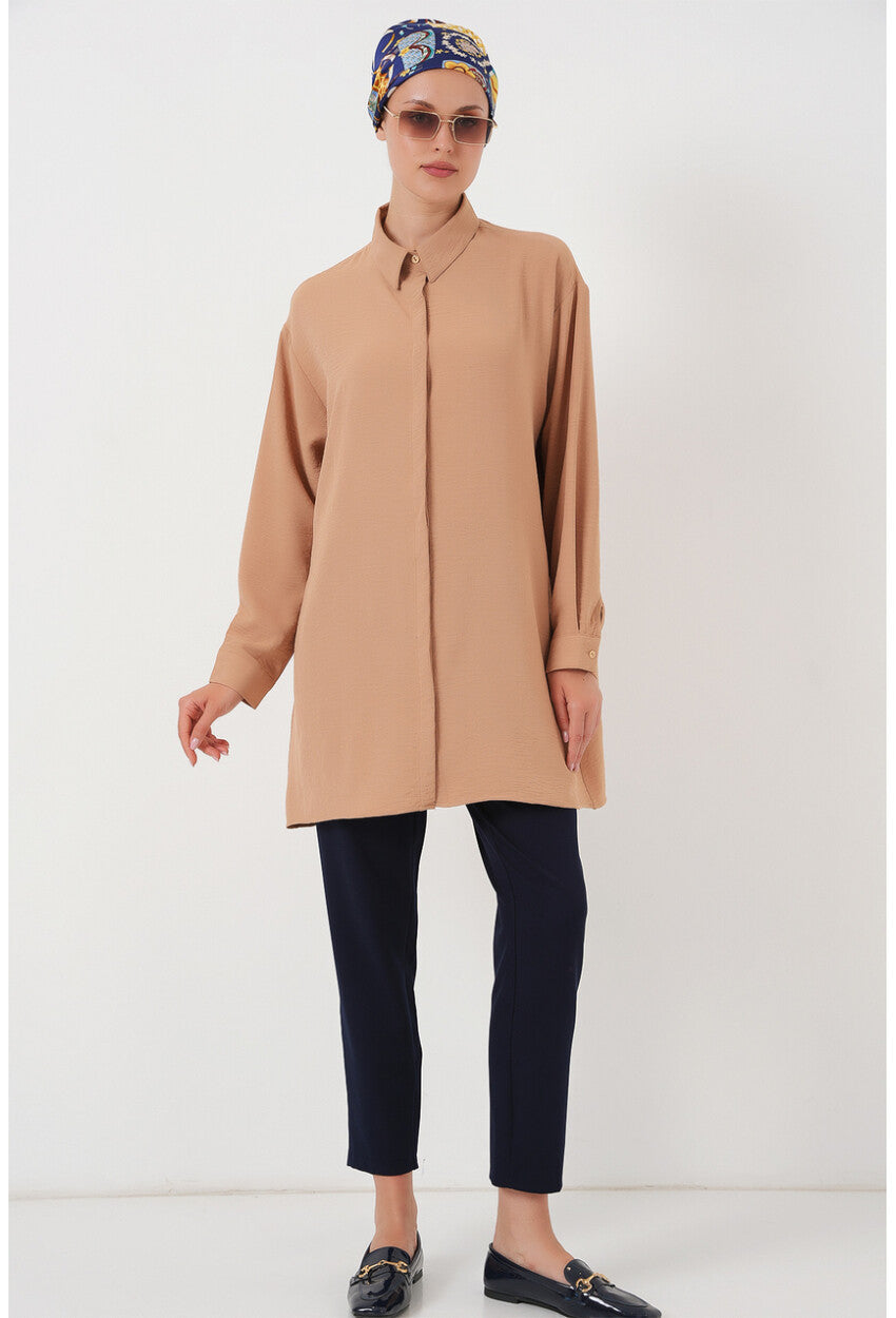 Kadın Uzun Gömlek Tunik 5945