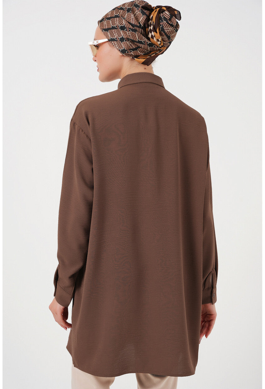 Kadın Uzun Gömlek Tunik 5945