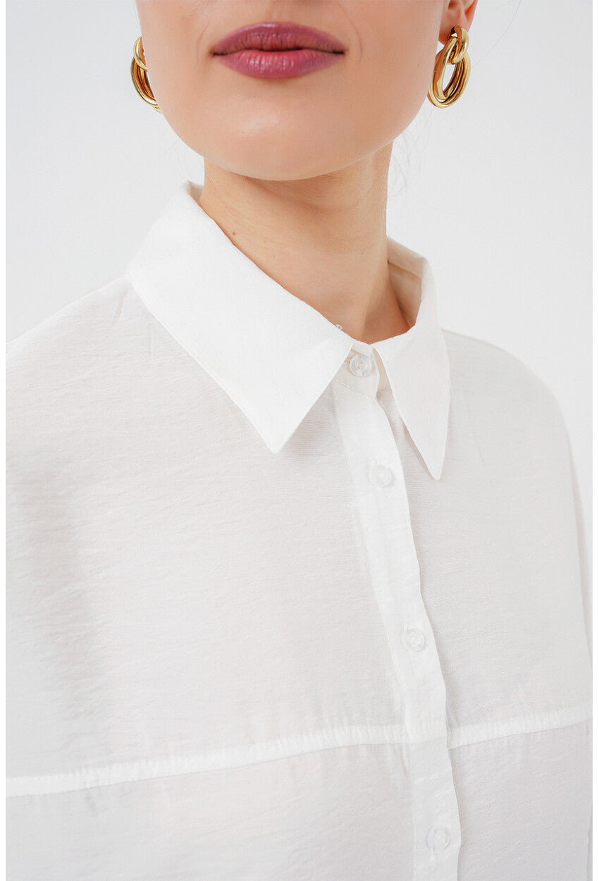 Kadın Uzun Oversize Gömlek 5965