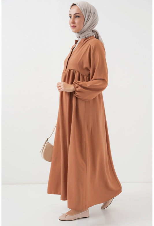 Kadın Uzun Tesettür Elbise 2525