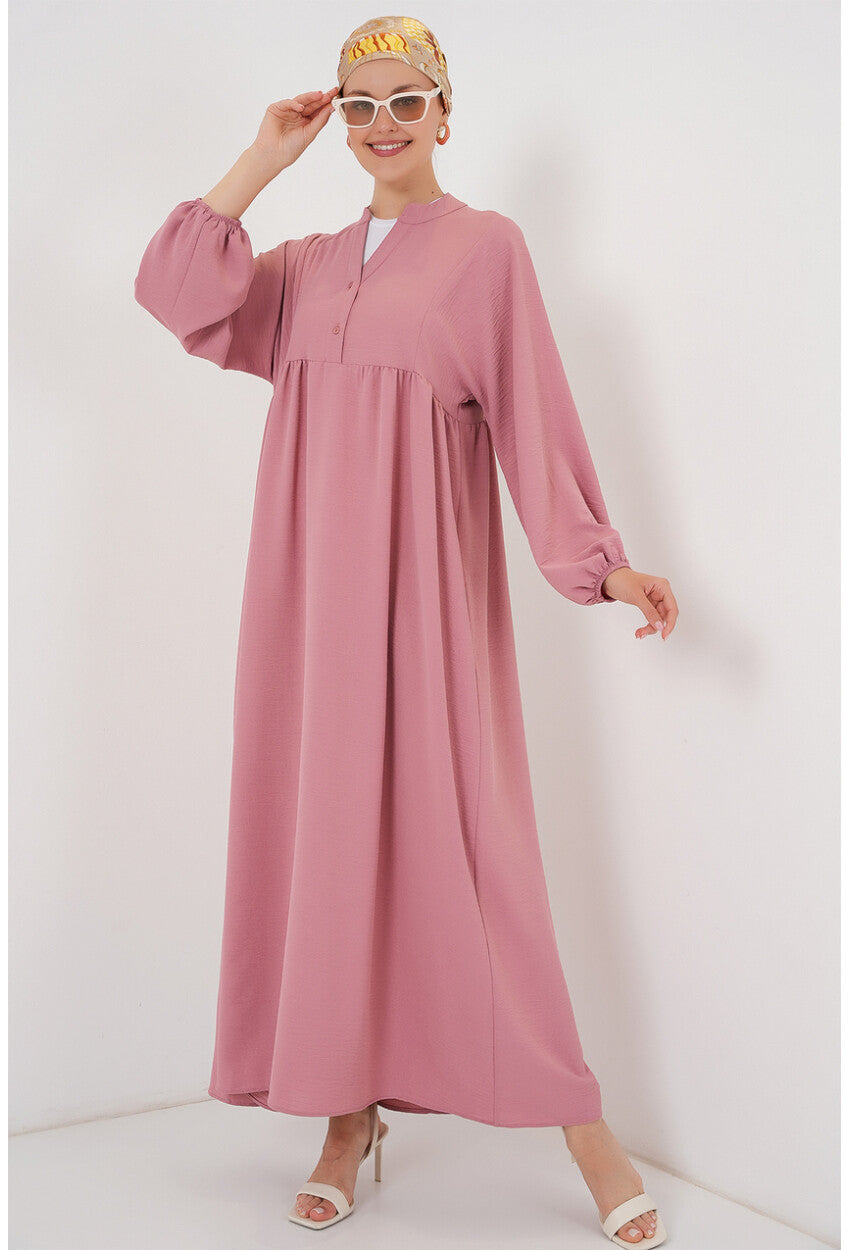 Kadın Uzun Tesettür Elbise 2525