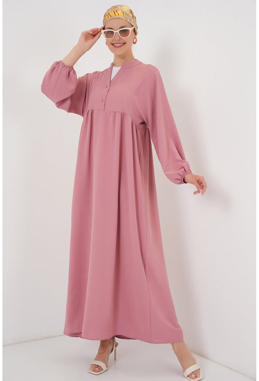 Kadın Uzun Tesettür Elbise 2525