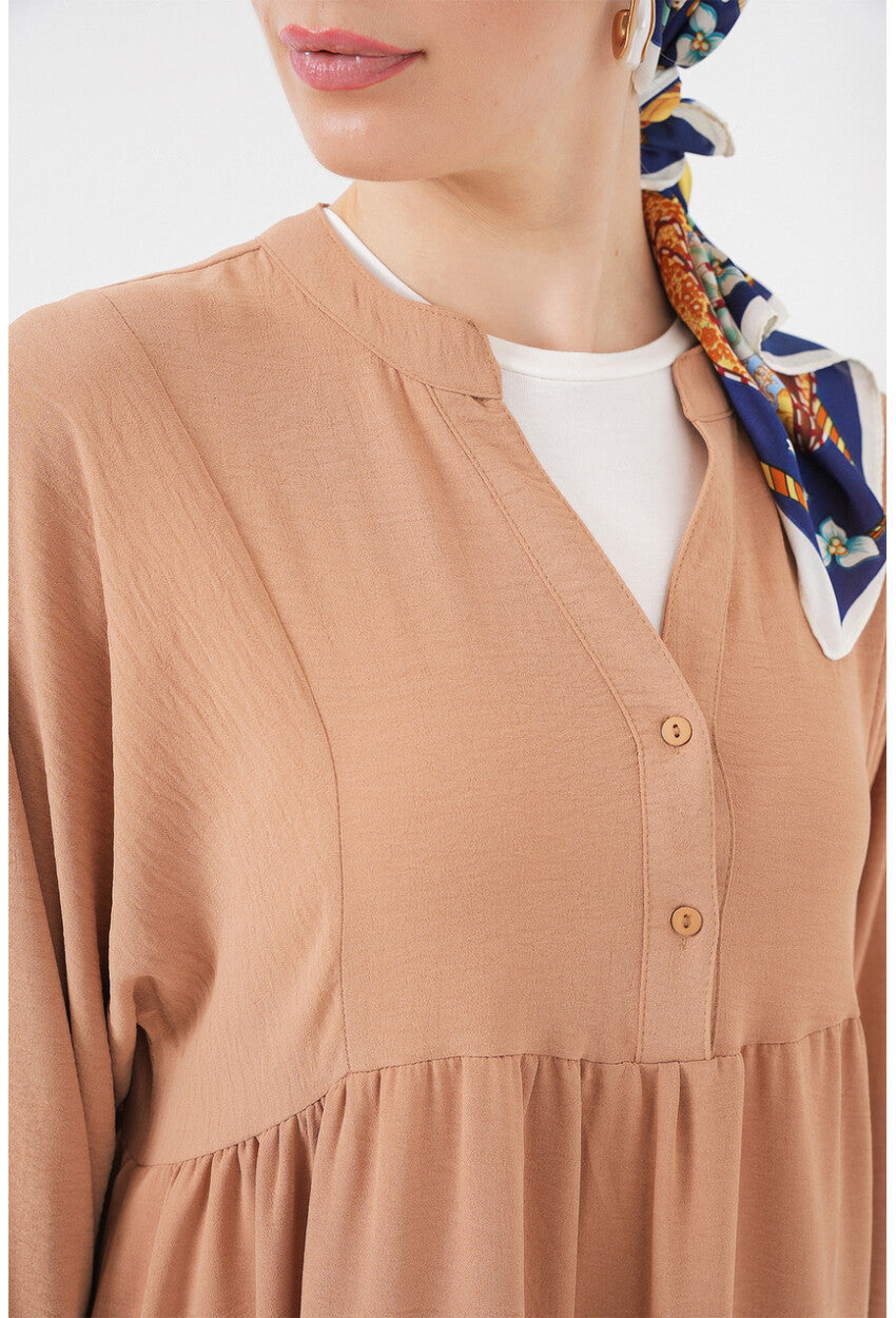 Kadın Uzun Tesettür Elbise 2525