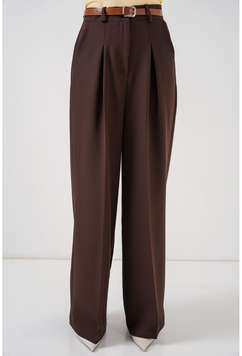 Kadın Yüksek Bel Palazzo Pantolon 30051