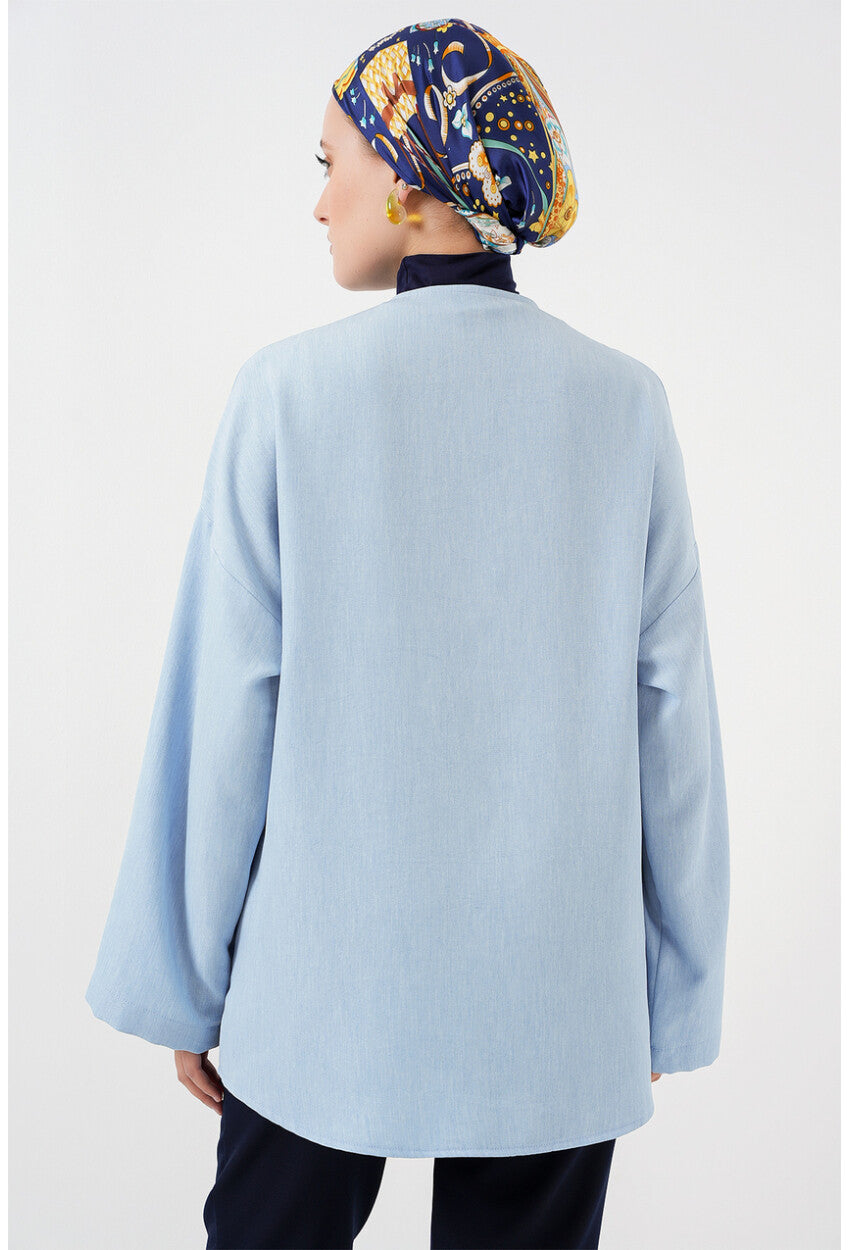 Keten Tesettür Kimono 5968