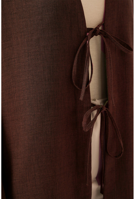 Keten Tesettür Kimono 5968