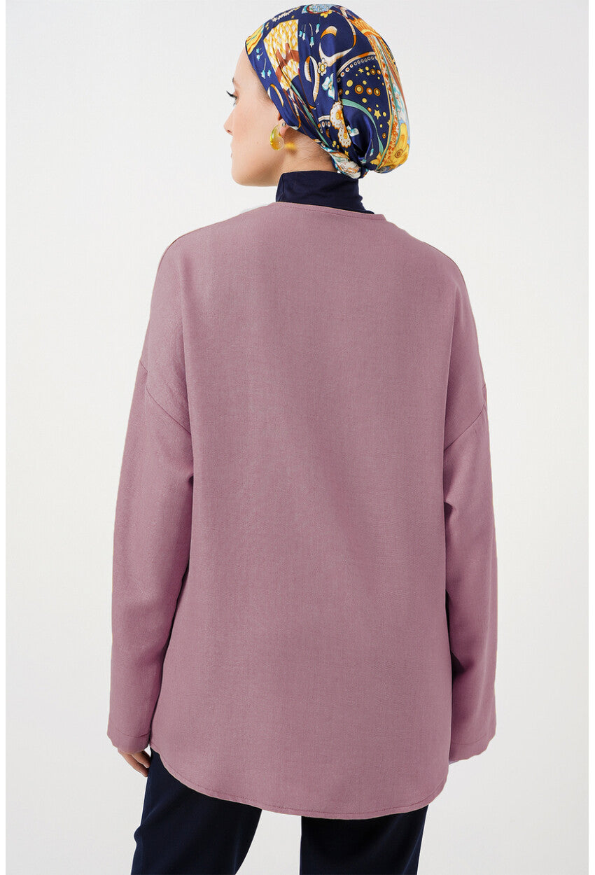 Keten Tesettür Kimono 5968